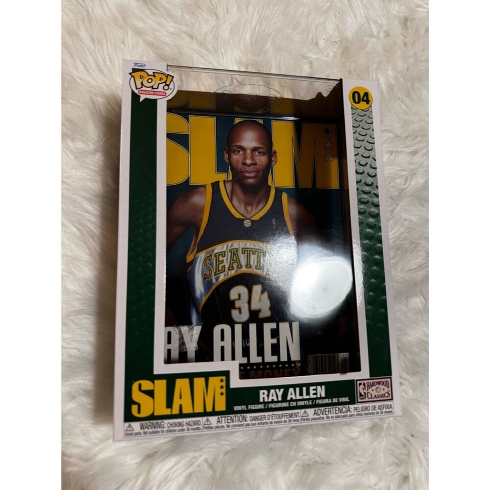 Funko Pop Magazine Covers Ray Allen #04 Seattle SuperSonics SLAM NBA Hardwood
